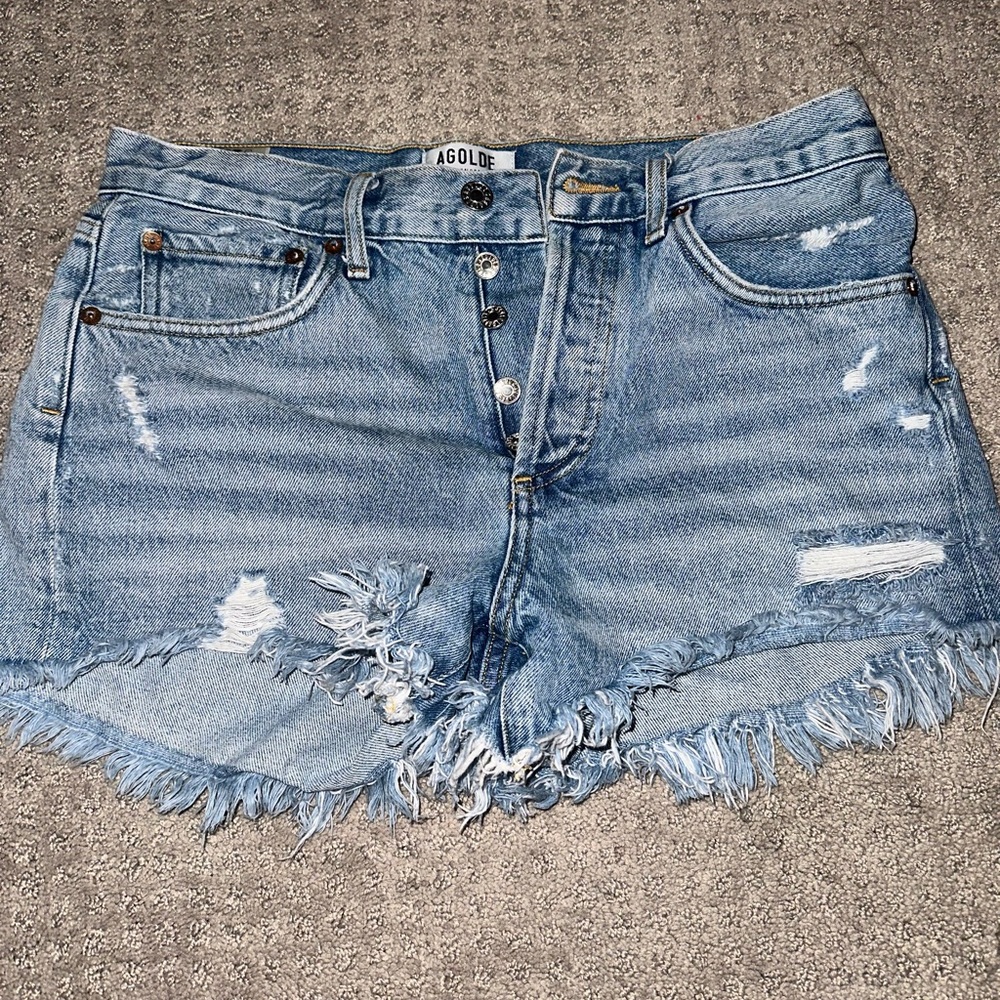 Agolde Mid-rise Shorts